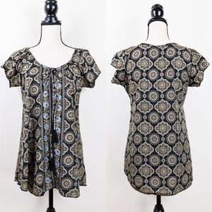 💥3 for $30💥 NWT Aller Simplement Claudette Turquoise Tunic